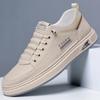 Tenis para Hombre Primavera 2026 Nuevos de Cuero Transpirables Deportivos Casuales para Adolescentes Zapatos Blancos Versátiles de Moda para Hombre