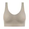 Sujetador Deportivo Transfronterizo Tallas Grandes, Estilo Bandeau sin Aros, Sin Costuras con Relleno, Estilo Delgado de una Pieza para Correr y Yoga