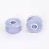 Canilla de plástico universal con hilo para máquinas de coser multifuncionales domésticas, 25 canillas transparentes de colores con hilo de coser de colores