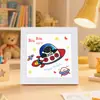 Mona Lisa Bordado a Punto de Cruz Enmarcado Pintura Infantil Kit de Materiales DIY Decoración de Mesa Kit para Principiantes