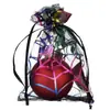 Bolsa de fio bronzeador de Halloween transfronteiriça da Amazon, rede de aranha, bolsa transparente para embalagem de doces e presentes