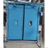 Control manual y neumático de compuertas de aire positivas y negativas, sistema de enclavamiento totalmente automático para uso subterráneo, y compuertas de aire sin presión para aplicaciones mineras