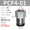 Accesorios de Tubería de Aire de Conexión Rápida Zhuoji con Rosca Interna Conectores Rectos Pcf6-01/8-02/10-03