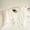 2026 Nuevo Modelo Color Sólido Seda de Hielo Fundas de Almohada Refrigerantes Juego de Dos para Uso en Casa, Funda de Almohada Individual 48cmx74cm, Unisex