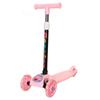 Atacado presente dobrável patinete infantil 2-8 anos bicicleta flash de três rodas patinete de alta metragem brinquedo carrinho de passeio