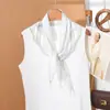 Pañuelo Triangular Fresco Floral Estilo Coreano, Bufanda Fina de Seda de Verano para Niñas, Lazo para el Cabello, Pañuelo para el Cuello, Protector de Cuello, Chal