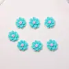 Decoraciones para Uñas con Flores Artificiales de Doble Capa Accesorios Pequeños de Resina Materiales DIY Hechos a Mano Pegamento en Crema Accesorios para Uñas Portátiles