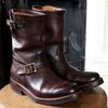 2026 Nova Estilo Fivela de Cinto Botas de Cano Médio para Homens Jgb2020N0003017 Botas Chelsea para Homens