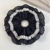 Suave y Elegante Goma para el Cabello con Volantes para Mujer, Nueva Cuerda para el Cabello de Encaje con un Toque de Lujo para la Parte Posterior de la Cabeza