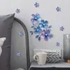 Hs1321C Tinta Aquarela Gradiente Planta Flor Autoadesivo Adesivo de Parede Quarto Cômoda Banheiro Adesivo Decorativo