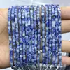 3*3mm Pedras Quadradas de Ametista Natural Pedras de Olho de Tigre Contas Espaçadoras Quadradas Contas para Pulseira Acessórios de Joias DIY