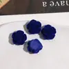 Outono e Inverno Novo Veludo de Alta Qualidade Flocagem Rosa Camélia Joias DIY Brincos Acessórios para Brincos Materiais