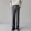 Pantalones de vestir fluidos, nuevo estilo para hombre, colección otoño 2026, pantalones casuales y aptos para el trabajo para hombre, estilo clásico y sofisticado, pantalones largos resistentes a las arrugas