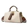 Bolsa Feminina Boston 2023 Nova Bolsa de Ombro Transversal Grande Capacidade Fashionável Versátil Bolsa para Mãe Bolsa de Mão Transfronteiriça