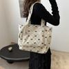 Novo Estilo Distinto Lindo Tendência Laço Feminino 2024 Elegante Pequena Bolsa de Tecido Tendência Casual Estilo Coreano Bolsa Tote para Mulheres