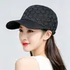 Boné de Baseball para Mulheres, Chapéu de Sol para Proteção Solar ao Ar Livre na Primavera e Verão, Chapéu de Sol Respirável Vazado, Boné com Aba de Malha Tricotada