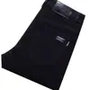 Comercio Exterior Jeans de Alta Gama para Hombre Verano Explosiones Ajustados Elásticos de Negocios en Línea Jeans Rojos para Hombre Jeans Finos para Hombre