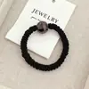 Açúcar Cristal Coreano Cubo Acrílico Estampa de Leopardo Corda de Cabelo Retrô Elástica Alta Simples Acessório de Cabelo para Rabo de Cavalo