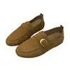 Versátiles nuevos mocasines para mujer modelo 2026 con hebilla metálica, estilo vintage, zapatos casuales sin cordones