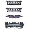 Adecuado para Range Rover Sport 2014-2017 Actualización a Parrilla Sport 2020, Luces Traseras, Parachoques Trasero Svr
