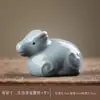 Doce Adornos de Mascotas de Té del Zodiaco, Mesa de Té de Arte del Té, Decoraciones de Mesa de Té, Creativos y Lindos, Se Pueden Usar para Jugar al Té, Accesorios para Juegos de Té Kung Fu