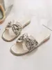 Sandalias Planas Bonitas y de Moda para Combinar con Faldas, Sandalias Pequeñas de Estilo Francés para Mujer, Nuevas Sandalias de Moda de Verano 2026 para Mujer