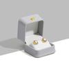 Caja de Joyería para Pendientes de Corona Redondeada Pendientes Listos Caja de Empaque para Pendientes Caja de Empaque para Joyería de Cuero PU para Cintura Caja de Joyería