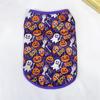 Roupas de Cachorro Respiráveis Finas de Desenho Animado Grimace de Halloween Quente Transfronteiriças Ursos Coleira