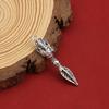 Vajra de Latón Sólido, Mazo Mágico, Mini Adornos, Decoraciones de Escritorio Chinas, Artesanía en Metal
