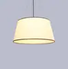 Lustre Moderno Minimalista Nórdico para Restaurante Abajur de Tecido de Linho Chinês Lâmpadas Criativas para Sala de Estar Sala de Jantar Quarto Estudo