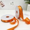 Cinta ancha naranja de 0,6-4 cm para floricultura, embalaje de regalo, decoración, bricolaje, hecha a mano, rollo grande de 2 cm, rollo de 1 cm