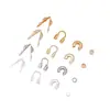 Pulsera Chapada en Oro de 18 Quilates Accesorios DIY Cadena de Extensión para Collar Hecha a Mano Cierre de Resorte Cuentas de Posicionamiento Cierre Final Materiales