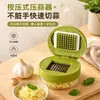 Prensa de Ajo tipo Prensa Acero Inoxidable Cocina Hogar Pequeño Triturador de Ajo Multifuncional Manual Pasta de Ajo Polvo Picado de Ajo Triturador