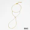 Pulsera Entrelazada de Flor de Acero Inoxidable con Circonita, Diseño Minimalista Transfronterizo, Pulsera de Moda Chapada en Oro