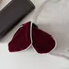 Presilha de Cabelo Triângulo de Veludo para Mulheres, Alta Qualidade, Novo Elegante, Presilha de Tubarão para Cabelo na Parte de Trás da Cabeça, Grande Volume de Cabelo, Grande Acessório de Cabeça