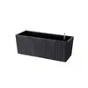 Maceta de balcón autoabsorbente para colgar en la pared, barandilla, valla, repisa de ventana rectangular, caja de plantación popular para exteriores, maceta