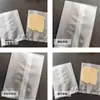Bolsa de embalaje translúcida esmerilada con forma de diente de sierra para galletas, joyería, pequeños artículos, té perfumado, bolsa selladora para máquina de hornear