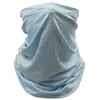 Turban de Seda de Leite Cor Sólida Protetor Solar para Ciclismo ao Ar Livre Refrescante Gelado Respirável Cachecol Mágico Esportivo Camuflagem