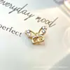 Brincos da coleção F136 liga de titânio roxo claro dourado, piercings labiais G23 titânio rosca interna zircônia, joias para piercing