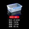 Caja de Almacenamiento de Plástico de Grado Alimenticio para Cocina y Refrigerador, Caja Transparente Blanca Grande de Capacidad Comercial con Tapa, Cuidadosamente Seleccionada
