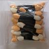Paleta de Sombras Dupla Face de Fábrica Esponja de Algodão de Látex Pincel Cabeça de Cogumelo Pincel Corretivo Cabeça de Esponja Pincel de Maquiagem Descartável