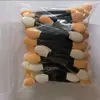 Bastão de Sombra Dupla Face Algodão Látex Pincel Pequeno Descartável Bastão de Sombra Plástico Dupla Face Cotonete Limpeza Cotonete Fabricante Embalado