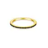 Anillo de Plata S925 Pura de 3 Colores Apilado con Zirconias de Tienda Completa Anillo Ins Europeo y Americano Boda Moda Joyería Simple para Fiesta