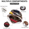 Bolso Cruzado Transfronterizo Combinación de Colores Bolso Multifuncional Bolso de Hombro Ajustable Cremallera Bolso Cuadrado Pequeño Cuero de PU Europeo y Americano Para Viajar al Trabajo Al por Mayor