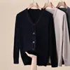 Suéter de Lana Cachemira Hengyuanxiang Cárdigan de Punto para Hombre Chaqueta Otoño e Invierno 2025 Nuevo Suéter Ropa de Abrigo para Hombre