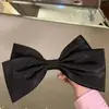 Grampo de cabelo com laço preto feminino três-dimensional para a parte de trás da cabeça grampo de mola grampo prendedor adorno de cabelo acessórios de cabelo
