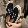 Sapatos Femininos Mom Grape Huizhou com Aumento de Altura Oculto, Mocassins com Solas Grossas, Tênis Casuais Versáteis, Sapatos de Lona, Tênis de Treino Agande