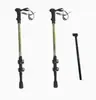Bastón de Trekking de Fibra de Carbono 3K, Bastón Plegable Ultraligero de Carbono, Equipo Profesional para Senderismo al Aire Libre para Hombres y Mujeres