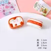 Mini Accesorios de Resina de Pastel Relleno de Leche para Manualidades DIY, Pasadores, Ligas para el Cabello y Dijes para Zapatos