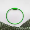 Cuerda de alambre de acero galvanizado con pintura de color directo de fábrica llavero de color caramelo etiqueta bolsa cordón de llave de dibujos animados